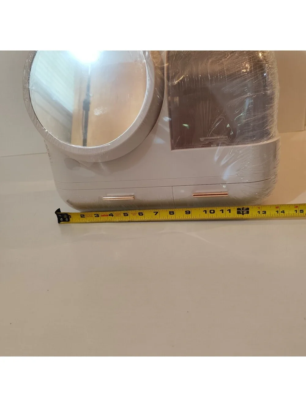 Beauty Organizer With Mirror And Storage White( NO LED) Brand New With SEALED